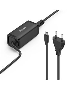 Hama Essential Alimentation Universal Pour Portable - Potencia 45W - Voltaje 5-20V - Câble de Entrée 1.2m - Câble de Sortie 1.2m