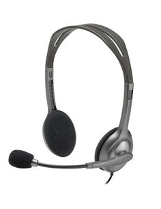 Logitech H111 Écouteurs Estereo Avec Microfono - Microfono Giratorio - Diadema Réglable - Jack 3.5mm - Câble de 1.80m - Couleur 