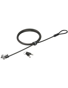 Kensington N17 Candado Avec Llave Pour Ordenadores Portatiles Dell - Cabezal Résistant - Tecnologia Hidden Pin - Câble de Acier 