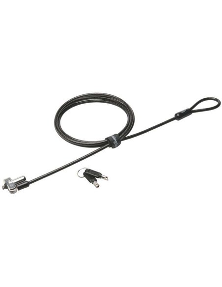 Kensington N17 Candado Avec Llave Pour Ordenadores Portatiles Dell - Cabezal Résistant - Tecnologia Hidden Pin - Câble de Acier 