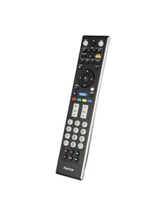 Hama Mando à Distancia Pour TV Sony - Portée 10m - 52 Botones - Acceso Directo à Plataformas de Streaming - 21.2x4.8x2.5cm - Cou