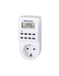 Orbegozo PG 20 Programador Digital Semanal - Potencia Jusqu'à 3600W - Funcion Aleatoria - Usage Facile e Intuitivo - Intervalo M