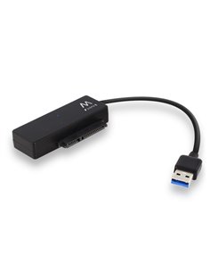 Ewent Câble Adaptateur SATA à USB-C - USB-C 3.1 Gen1 - SSD/HDD de 2.5/3.5" - ABS de Haute résistance - Indicateur LED - Couleur 