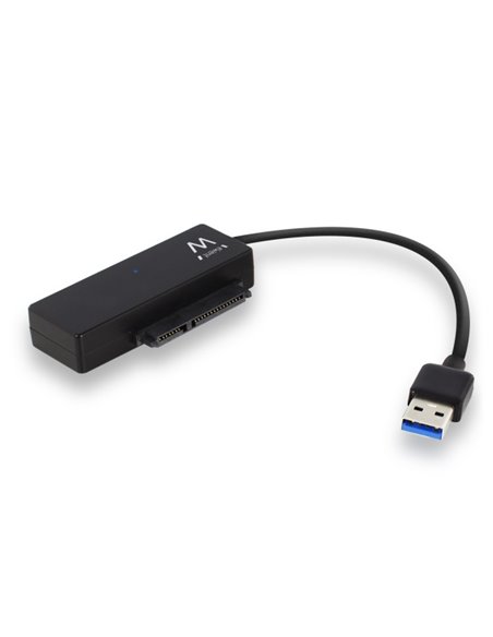 Ewent Câble Adaptateur SATA à USB-C - USB-C 3.1 Gen1 - SSD/HDD de 2.5/3.5" - ABS de Haute résistance - Indicateur LED - Couleur 
