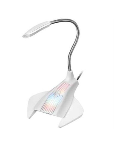 Mars Gaming MMiC Microfono de Mesa Avec Col Flexible USB - Iluminacion RGB - Boton Silencio - Câble de 1.50m