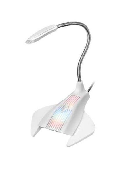 Mars Gaming MMiC Microfono de Mesa Avec Col Flexible USB - Iluminacion RGB - Boton Silencio - Câble de 1.50m
