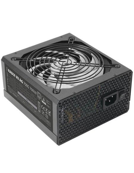 Tacens Radix VII AG 700S Alimentation 700W ATX - PFC Activo - Ventilateur 140mm de 12dB - 80 Plus Silver - Cableado Modular - 16