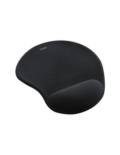Tooq TQMP1001-B Tapis de souris Souris Ergonomica - Reposamuñecas de Gel - Superficie Doux, Élastique, Respirant et Résistant - 