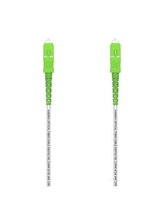 Aisens Câble Fibre Optica Latiguillo G657A2 3.0 9/125 SMF Simplex CPR Dca LSZH - SC/APC-SC/APC - 40M - Couleur Blanc