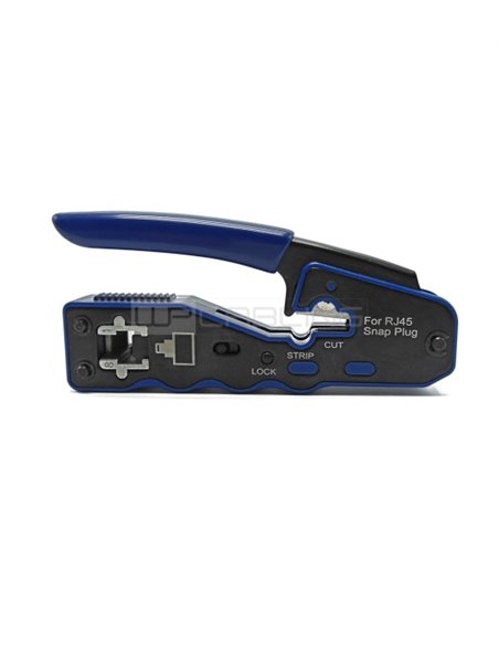 WP Crimpadora Pour RJ45 Avec Pelacables - Couleur Noir et Bleu