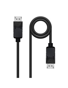Nanocable Câble Displayport 1.2 CCS DP/M-DP/M - Longueur 5m - Supporte Resoluciones de Video de Jusqu'à 4K - Couleur Noir