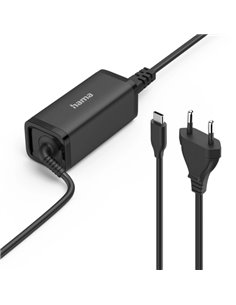 Hama Essential Alimentation Universal Pour Portable - Potencia 65W - Voltaje 5-20V - Câble de Entrée 1.2m - Câble de Sortie 1.2m
