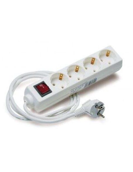 Elbat Regleta Alimentation - 4x Schukos - Interruptor On/Off - Câble de 1.50m