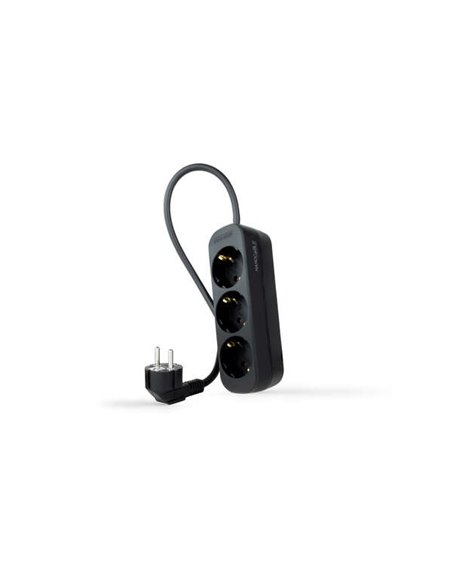 Nanocable Regleta 3 Tomas - 1.4m - Couleur Noir
