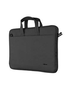 Trust Bologna Maletin Pour Portable Jusqu'à 16" - Fabricado Avec Materiales Reciclados - Compartimento Extérieur - Acolchado - A