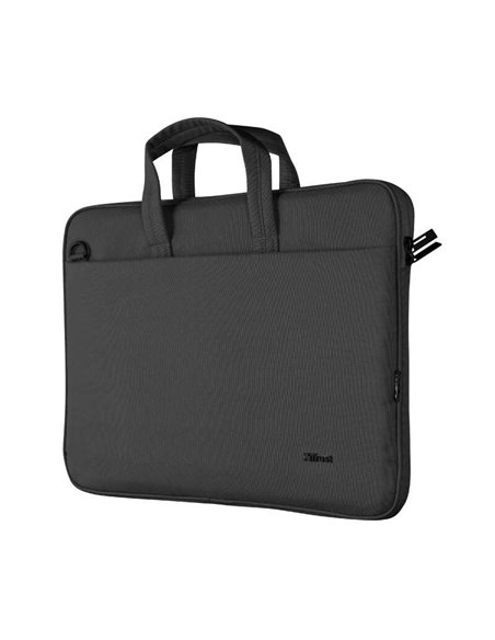 Trust Bologna Maletin Pour Portable Jusqu'à 16" - Fabricado Avec Materiales Reciclados - Compartimento Extérieur - Acolchado - A
