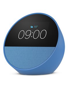 Amazon Echo Spot Haut-parleur et Despertador Intelligente - Sonido Potente e Intenso - Alexa - Couleur Bleu
