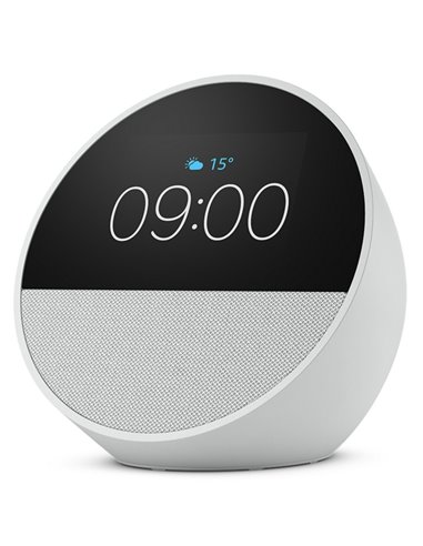 Amazon Echo Spot Haut-parleur et Despertador Intelligente - Sonido Potente e Intenso - Alexa - Couleur Blanc