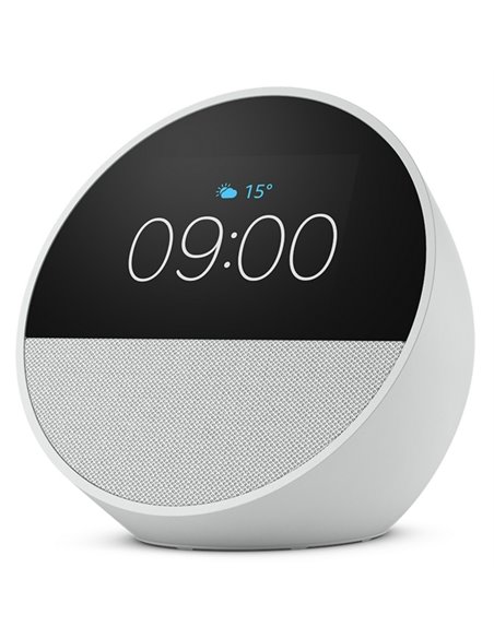 Amazon Echo Spot Haut-parleur et Despertador Intelligente - Sonido Potente e Intenso - Alexa - Couleur Blanc