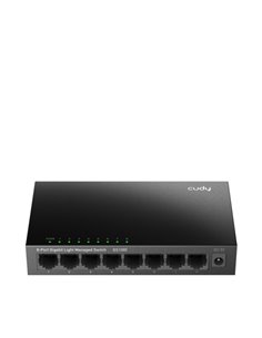 Cudy Switch Gigabit de 8 Puertos - Facile Administracion - Vitesse Jusqu'à 1000Mbps - Plug and Play - Carcasa de Metal - Ahorro 