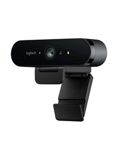 Logitech Brio Stream Webcam Profesional Pour Streaming Ultra HD 4K USB 3.0 - HDR - Campo de Vision 90º - Enfoque Automatico - Co