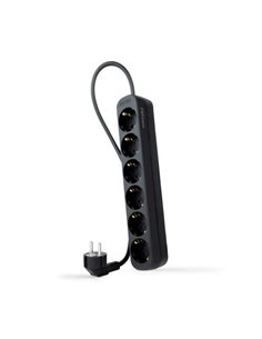 Nanocable Regleta 6 Tomas - 1.4m - Couleur Noir
