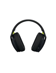 Logitech G435 Écouteurs Gaming Inalambricos - Diadema Réglable - Bluetooth LightSpeed - 2 Microfonos - Couleur Noir et jaune flu