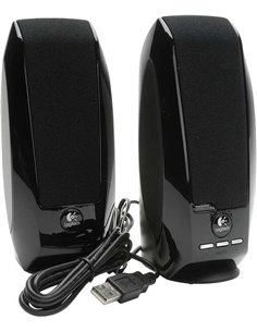 Logitech S150 Altavoces USB 2.0 1.2W - Câble de 1.20m - Couleur Noir