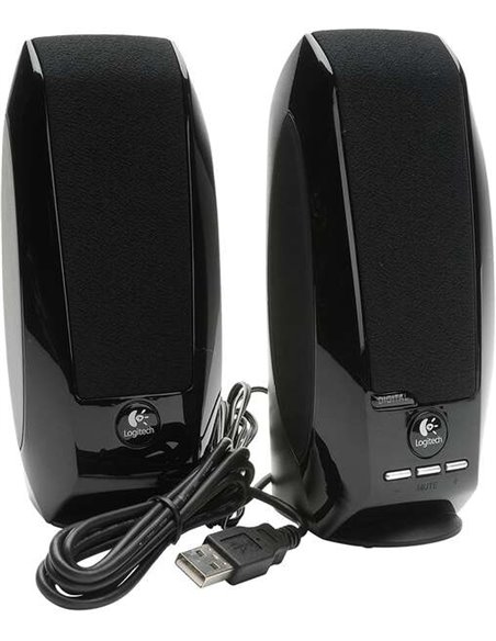 Logitech S150 Altavoces USB 2.0 1.2W - Câble de 1.20m - Couleur Noir