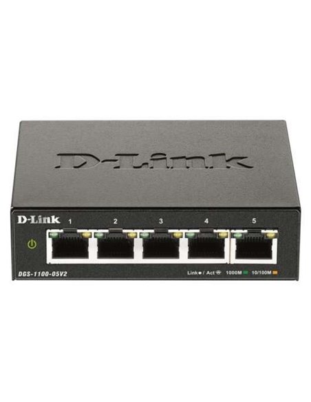 D-Link Switch Smart 5 Puertos Gigabit 10/100/1000 Mbps