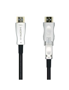 Aisens Câble HDMI V2.0 AOC (Active Optical Câble) Desmontable Premium Haute vitesse / HEC 4K@60Hz 4:4:4 18Gbps - À/M-D/À/M - 15m