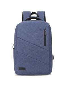 Subblim Sac à dos Pour Portable City Backpack - 15,6" - Compartimento acolchado - Résistant à l'eau - Puerto USB - Couleur Bleu