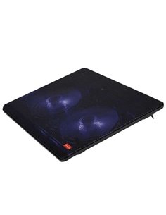 NGS Jetstand Base de Refrigeracion Pour Portable Jusqu'à 15.6" - Iluminacion LED Bleu - 1x USB - 2 Ventiladores Silenciosos - 2 