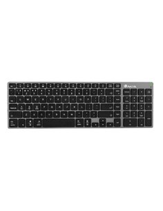 NGS Fortune-BT Clavier Multidispositivo Inalambrico USB Bluetooth - Silencioso - Teclas X-Type - Batterie Rechargeable