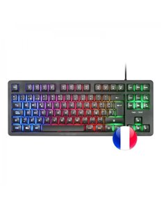 Mars Gaming MK023 Clavier Gaming - Tecnologia H-Mech RÉSEAU - Iluminacion FRGB LED - Anti-Ghosting - Compatible Avec Windows, Li