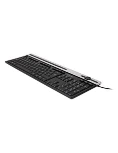 Unykach A2930 Clavier USB Avec 105 Teclas + 12 teclas multimedia - Teclas planas - Couleur Noir