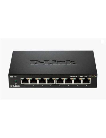 D-Link Switch 8 Puertos Gigabit 10/100/1000 Mbps