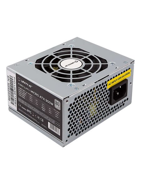 Unykach SFX 300W 85% Eficiencia Alimentation 300W SFX - Ventilateur 80mm