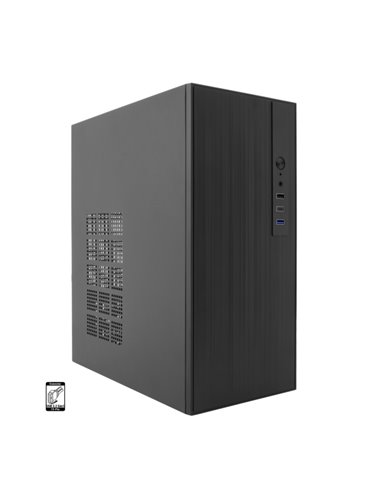 Coolbox M460 Boîte MicroATX - Taille Disco Soportado 3.5", 2.5" - USB-C 3.2 Gen1 et Audio - Couleur Noir