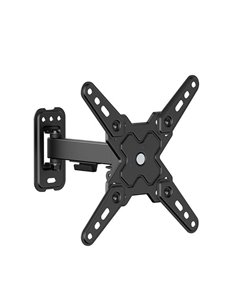 Cromad Support de Pared Avec Brazo Articulado Pour TV de 13"-43" - Giratorio, Inclinable et Extensible - Peso Max 20Kg - VESA 20