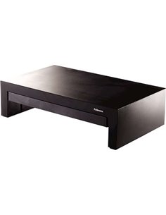 Fellowes Designer Suites Support Elevador Pour Monitor - 3 Alturas Diferentes - Bandeja de Almacenamiento - Peso Max 18kg