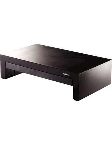 Fellowes Designer Suites Support Elevador Pour Monitor - 3 Alturas Diferentes - Bandeja de Almacenamiento - Peso Max 18kg