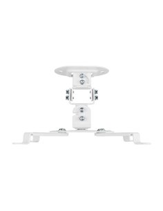 Aisens Support Universal Giratorio - Inclinable de Techo Pour Proyector - Jusqu'à 13.5Kg - Couleur Blanc
