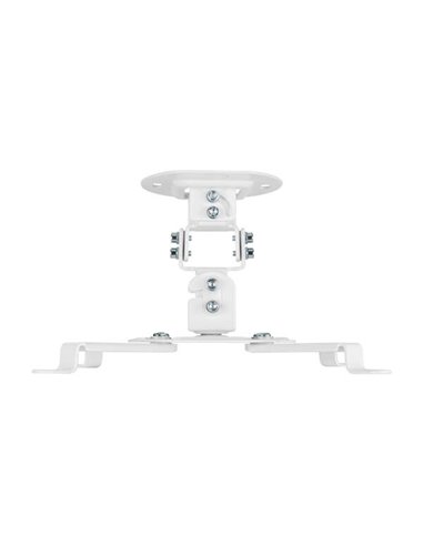 Aisens Support Universal Giratorio - Inclinable de Techo Pour Proyector - Jusqu'à 13.5Kg - Couleur Blanc