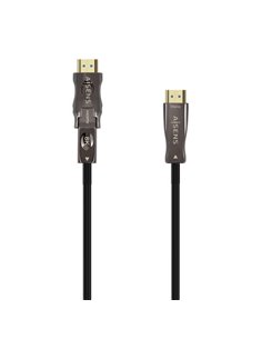 Aisens Câble HDMI V2.1 AOC Desmontable Ultra Haute vitesse / Hec 8K@60Hz 4K@120Hz 4:4:4 48Gbps - À/M-D/À/M - 30M - Couleur Noir
