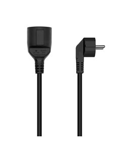 Aisens Câble Alargador de Alimentation Schuko - CEE7/M-CEE7/H - 10M - Couleur Noir
