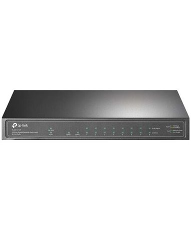 TP-Link Switch Sobremesa - 10 Puertos Gigabit - 8 Puertos PoE+