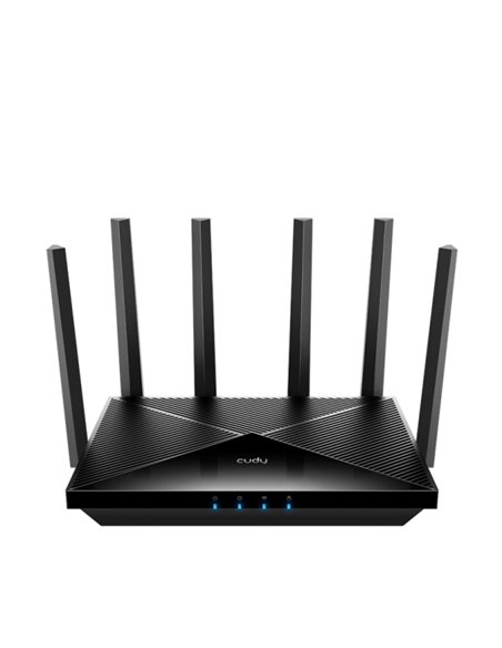 Cudy Router WiFi 7 Dual Band Gigabit BE6500 - Vitesse Jusqu'à 1000Mbps - 4 Puertos - 4 Antenas Fijas de 5dBi - Tecnologia MU-MIM