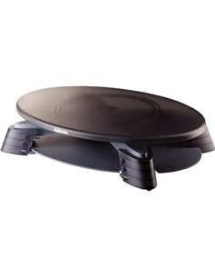 Fellowes Support Pour Monitor Giratorio 45º - Ajuste de Altura entre 76mm et 114mm - Bandeja en la Parte Inférieur - Peso Max 14