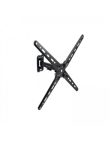 Tooq Support de Pared Avec Brazo Pour Pantallas de 13"-55" - Giratorio e Inclinable - Gestion de Cables - Peso Max 25kg - VESA M